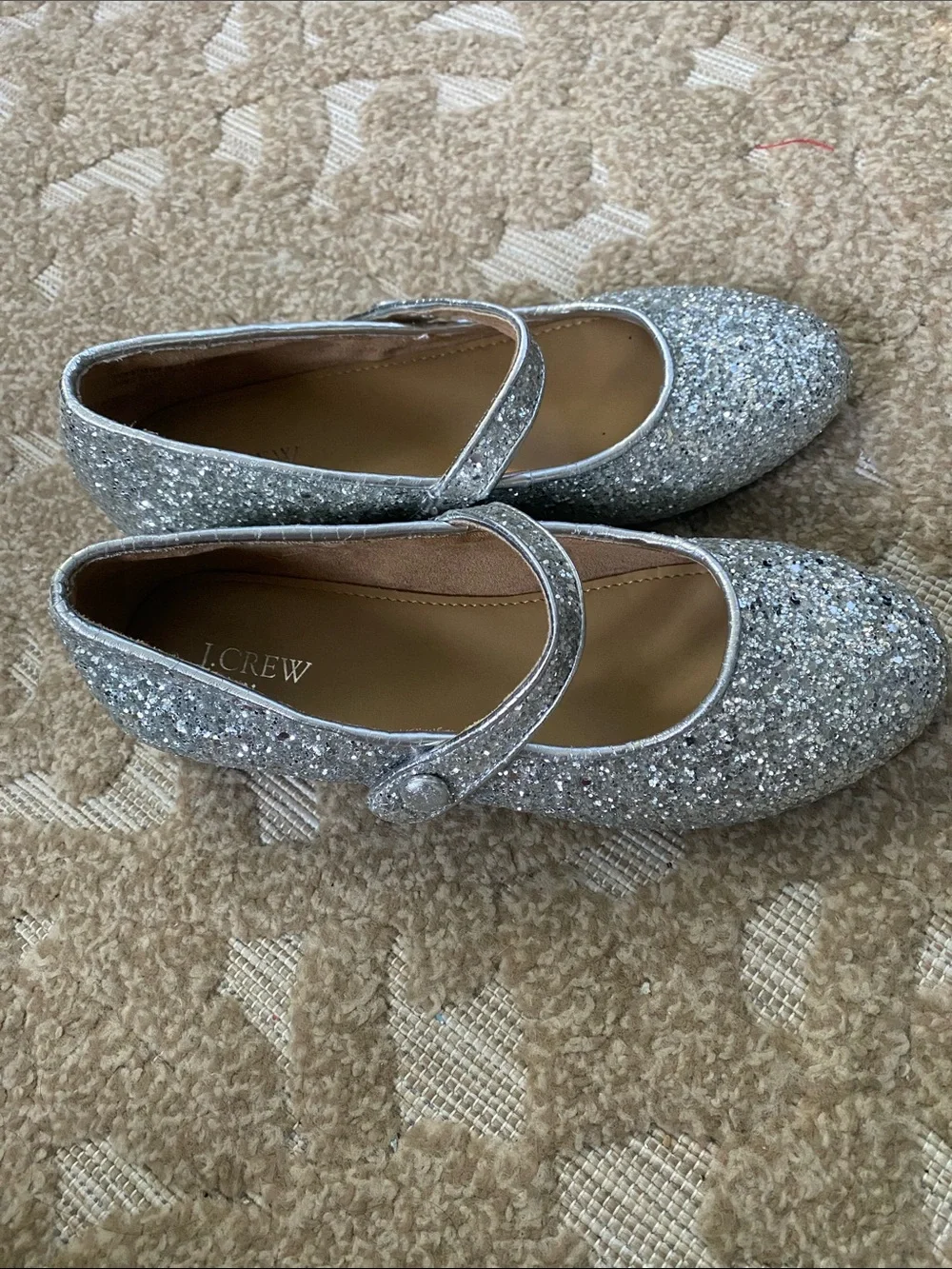 J. Crew sparkling silver